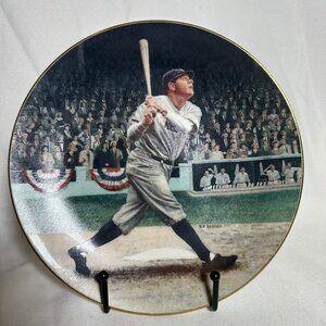"Babe Ruth: The Called Shot" - 1992 -  Limited Edition Collectible Plate
